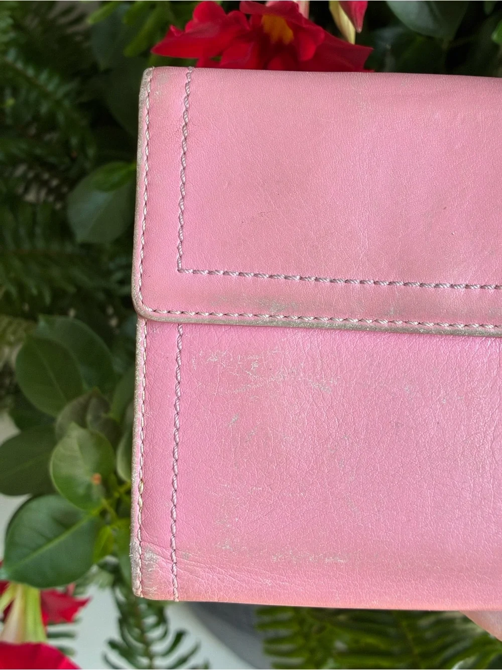 Coach Vintage Soho Flap Leather Wallet Bubblegum Pink